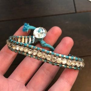 FREE W PURCHASE String and Gem Friendship Bracelet